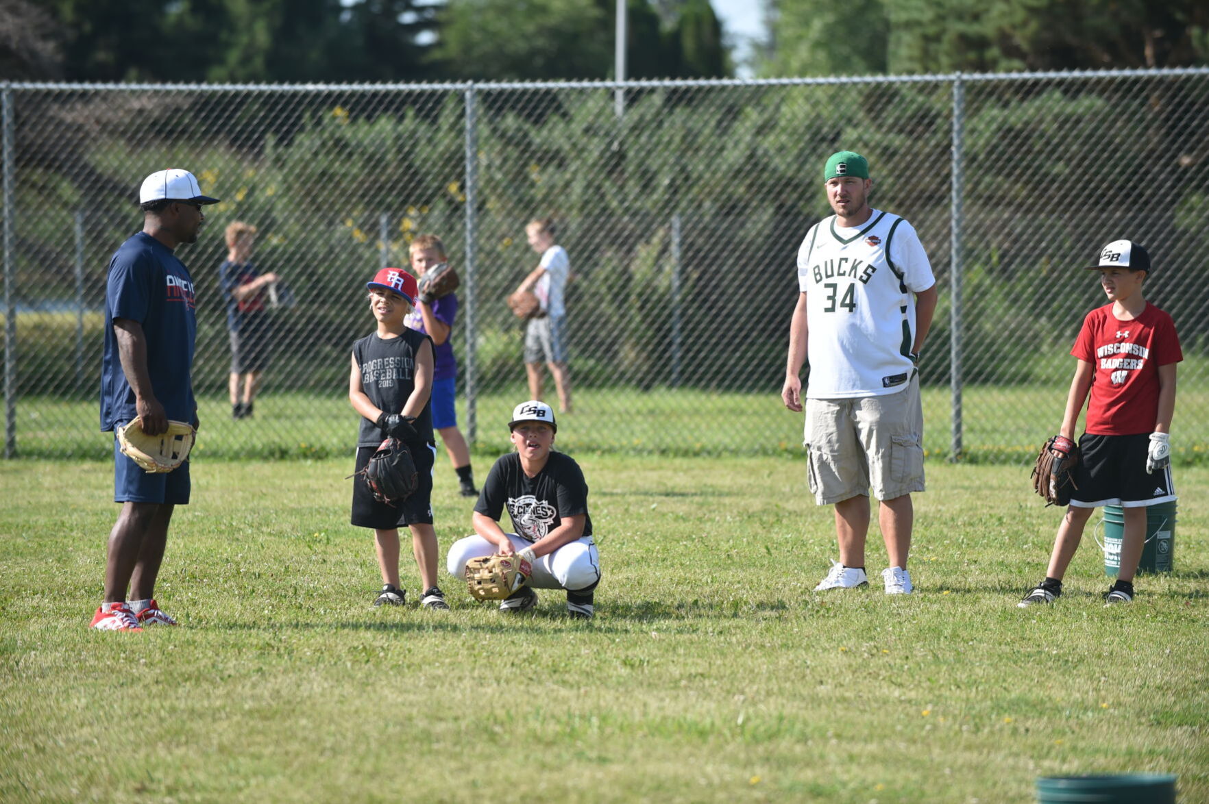 Ready to field fly balls